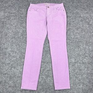 Old Navy‎ Rockstar Pants Womens 10 Purple Corduroy Skinny Stretch Cords Jeans